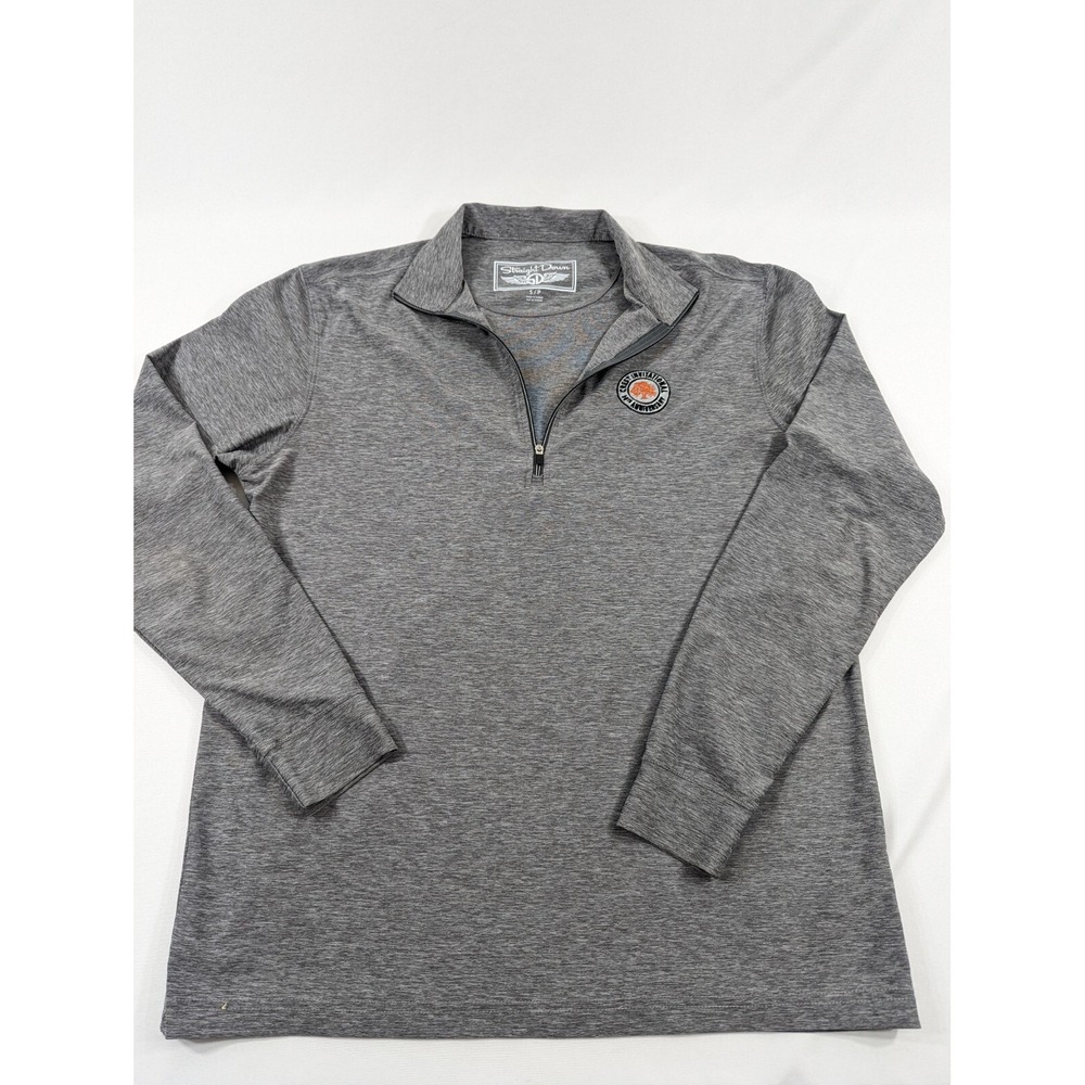Straight Down Aerolight Quarter-Zip Golf Polo Crest Invitational Small